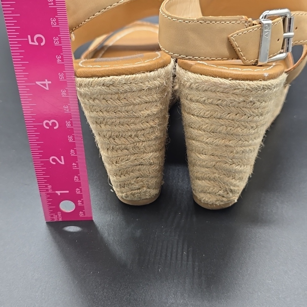 DV | Target Branded| Tan | Espadrille |Wedge Sandals | Size 10M - Picture 7 of 8